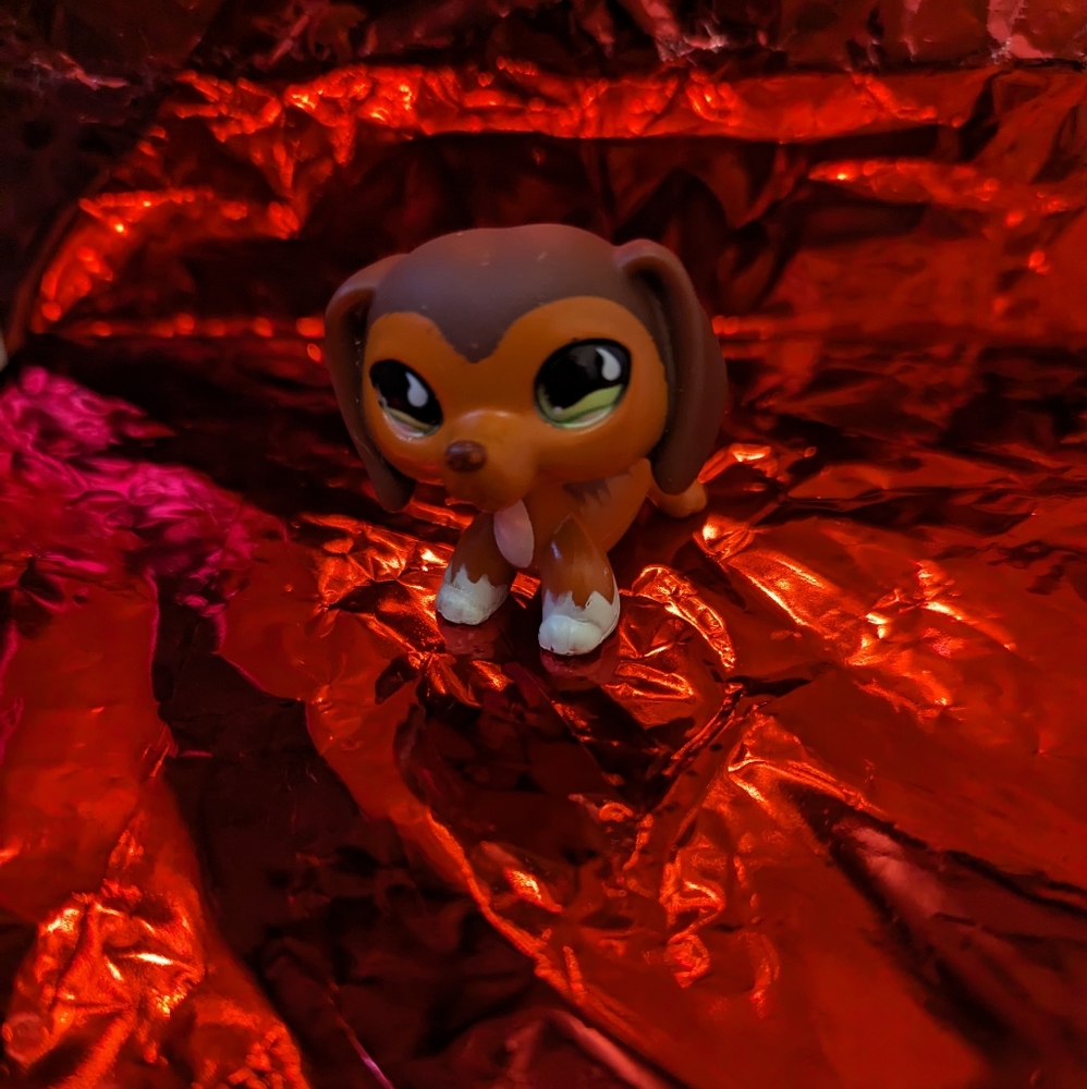 Littlest pet shop authentic dachshund #675 SAVVY